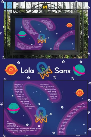 Lola Sans Poster