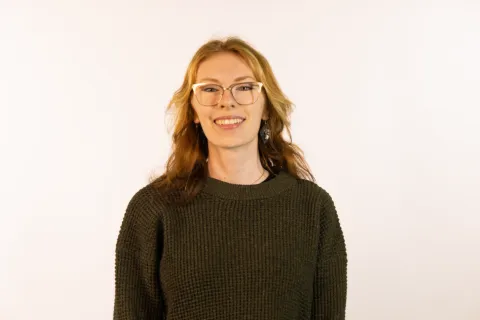Headshot of student Anna Foster with a white background