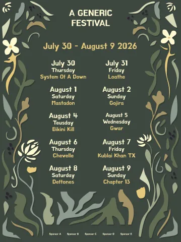 Image of a floral design poster