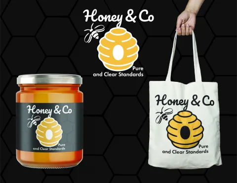 Honey & Co Logo Design