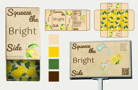 Squeeze the Bright Side Packaging