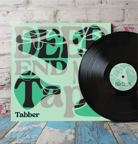 Vinyl with "Deep End Mixtape" on the cover