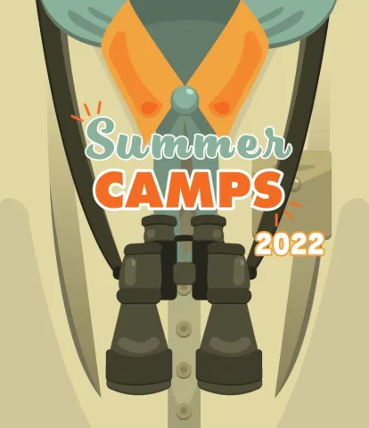 Binoculars Illustration