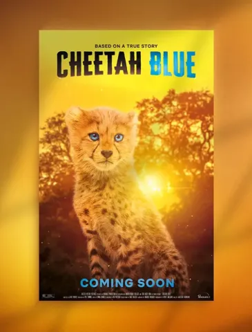 image of cheetah blue movie poster
