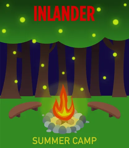 A campfire