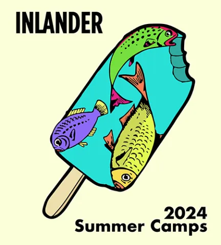 Inlander 2024 Summer Camps Cover Design