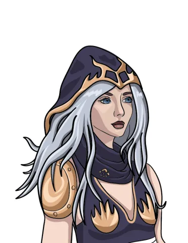 League of Legends Ashe Illustration