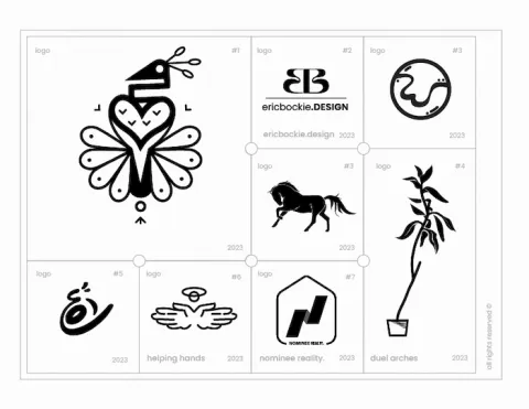 Illustrations of multiple logos